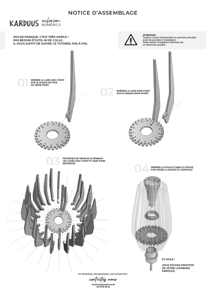 karduus k2 notice assemblage